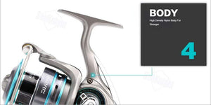 Planet Gates DAIWA PROCASTER 2000A 2500A 3000A 4000A Spinning Fishing Reel 7BB Folding Handle Saltwater Carp Free Metal Spare Spool Tackle