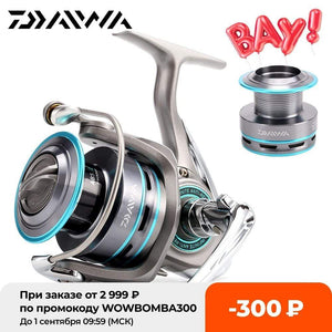 Planet Gates DAIWA PROCASTER 2000A 2500A 3000A 4000A Spinning Fishing Reel 7BB Folding Handle Saltwater Carp Free Metal Spare Spool Tackle