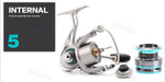 DAIWA PROCASTER A 2000A 2500A 3000A 4000A Spinning Fishing Reels Double  Metal Spool 7BB Saltwater Carp Feeder Fishing Pesca - 4000 Series :  : Sport e tempo libero