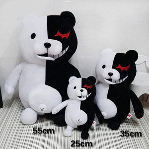 Dangan Ronpa Super Danganronpa 2 Monokuma Black & White Bear Plush Toy Soft Stuffed Animal Dolls Birthday Gift For Children