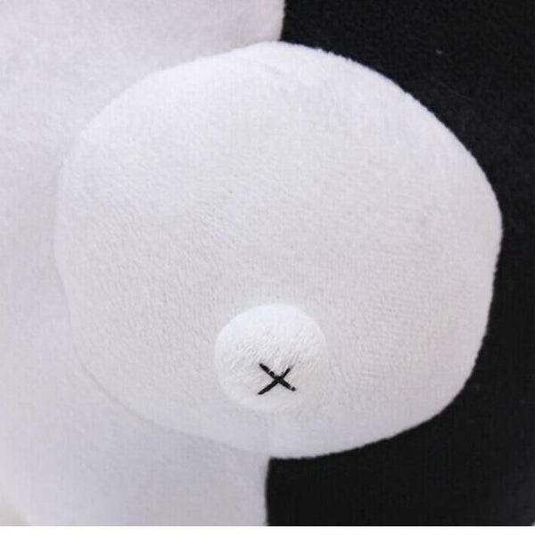Planet Gates Dangan Ronpa Super Danganronpa 2 Monokuma Black & White Bear Plush Toy Soft Stuffed Animal Dolls Birthday Gift for Children