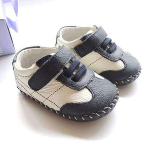 Planet Gates dark blue / 1.5 Genuine Leather Shoes Indoor Baby Shoes Boys Girls Soft Anti-skid Toddler Shoes Fashion Light Blue First Walkers