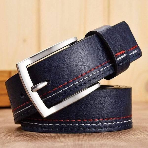 Men's Genuine Leather Belts Designer Leisure Belt for Man Pin Buckle Business Dress Male Dropshipping