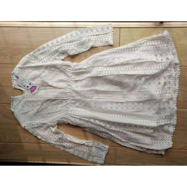 Planet Gates dark blue / 4T Girls Lace Dress Long Sleeve Fall Winter Little Girl Dress 4 5 6 7 8 9 10 11 12 years Kids Princess Dress Teenage Girls Clothing