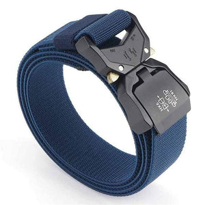Jeans Belt For Men Aluminum Alloy Pluggable Buckle Training Tactical Belts Comfortable High Quality Male Belt Hunting