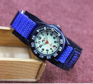 Planet Gates dark blue Cartoon Watch Fashion Children Boys Kids Students Nylon men Sports Watches Analog watch Relogio