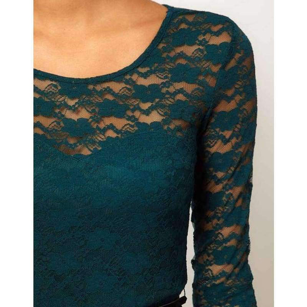 Planet Gates Dark Blue / L Summer Sexy Lace Party Gown Dress Girls Sweet Princess Evening Short Dresses