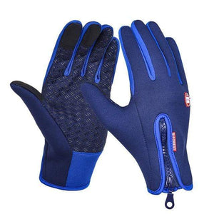 Planet Gates Dark Blue / L Unisex Touchscreen Winter Thermal Warm Cycling Bicycle Bike Ski Outdoor Camping Hiking Motorcycle Gloves Sports Full Finger