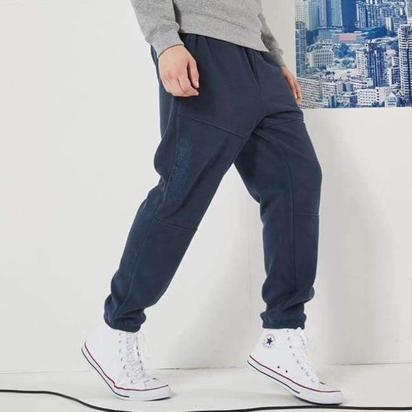 Planet Gates Тъмно синьо / M / Китайски пионерски лагер, нови зимни дебели поларени спортни панталони, мъжки маркови дрехи, топли панталони с бродерия с букви, качествени мъжки панталони AZ801373