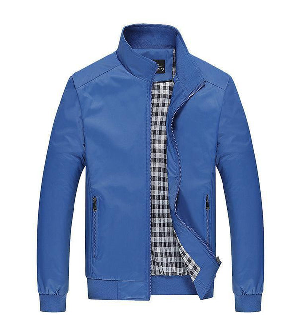 Planet Gates Dark Blue / M Men's Jackets Men Casual Coats Men's Fashion Windbreaker Brand Clothing Male Slim Coats Plus Size M 5XL