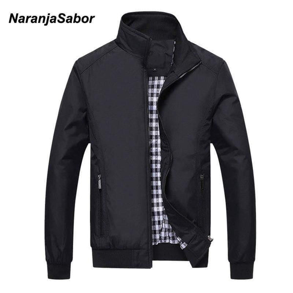 Planet Gates Dark Blue / M Men's Jackets Men Casual Coats Men's Fashion Windbreaker Brand Clothing Male Slim Coats Plus Size M 5XL