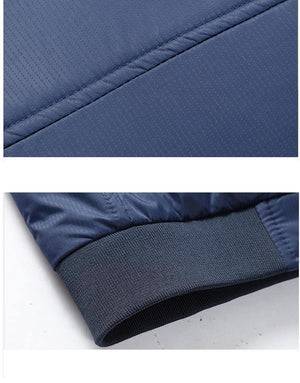 Planet Gates Dark Blue / M Men's Jackets Men Casual Coats Men's Fashion Windbreaker Brand Clothing Male Slim Coats Plus Size M 5XL