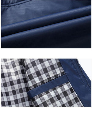 Planet Gates Dark Blue / M Men's Jackets Men Casual Coats Men's Fashion Windbreaker Brand Clothing Male Slim Coats Plus Size M 5XL