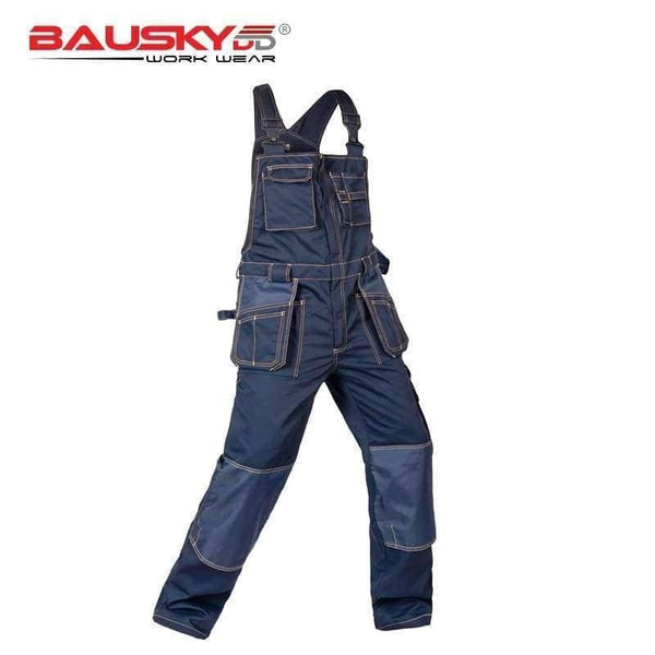 Planet Gates dark blue / S Men Women Work Coveralls Multi-functional Pockets Repairman strap Jumpsuits Pants Top quality Workwear Uniforms