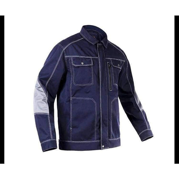 Planet Gates dark blue / S Men Workwear Jacket High quality Multi pockets Long-sleeved Work clothes uniforms Male mechanic construction Working Jackets