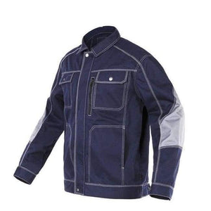 Planet Gates dark blue / S Men Workwear Jacket High quality Multi pockets Long-sleeved Work clothes uniforms Male mechanic construction Working Jackets