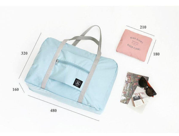 Planet Gates Dark Blue Voyage Weekend Duffel Hand Luggage Duffle Nylon Foldable Women Travel Bag Female Large Capacity Cabin Handbag