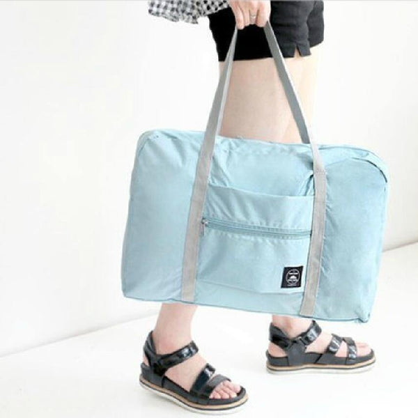 Planet Gates Dark Blue Voyage Weekend Duffel Hand Luggage Duffle Nylon Foldable Women Travel Bag Female Large Capacity Cabin Handbag