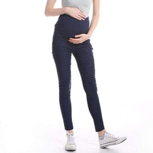 Planet Gates Dark Blue / XL Maternity Pencil Pants for pregnant Skinny leg pregnancy clothes maternity clothes clothing leggings for pregnant winter wear