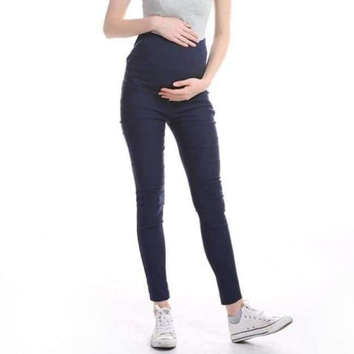 Planet Gates Dark Blue / XL Maternity Pencil Pants for pregnant Skinny leg pregnancy clothes maternity clothes clothing leggings for pregnant winter wear