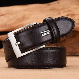 Men's Belt Luxury Business Leather Male Waist Belt Cowhide Genuine Leather Classic Black Trouser Belt Cummerbunds Dropshipping