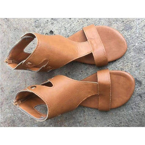 Planet Gates dark brown / 5 Women Shoes Soft Women Casual Summer Shoes Female Zip Plus Size 35-43 Sandals Beach Shoes Women
