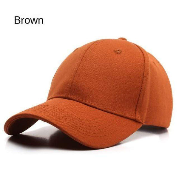 Planet Gates Dark Brown / Adjustable Cotton Baseball Cap for Men and Women Simple Solid Color Hat