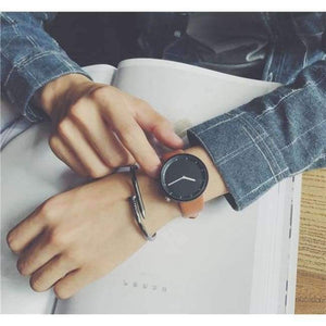 Planet Gates Dark brown / China Minimalist stylish men quartz watches drop shipping 2018 new fashion simple black clock BGG brand male wristwatches gifts
