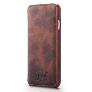 Planet Gates dark brown / For S8 Genuine leather case For samsung galaxy s8 plus flip cover s8+ phone bag new design