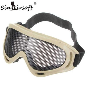 Planet Gates DARK EARTH Hunting Hiking Airsoft Net Tactical Shock Resistance Eyes Protecting Outdoor Sports Metal Mesh Glasses Goggle