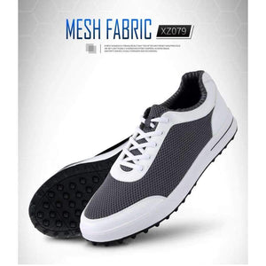 Planet Gates dark gray / 7 Summer new pgm golf men's super light ventilation no creases breathable net cloth sneakers