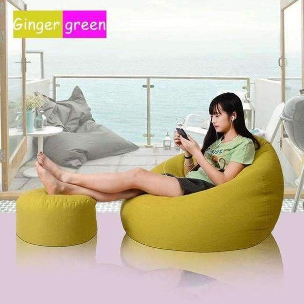 Planet Gates Dark Gray Bean Bag Chair Cover For Livingroom Bedroom Balcony Tatami Single Window Air Beanbag Home Furniture without Filling Beanbag Beds