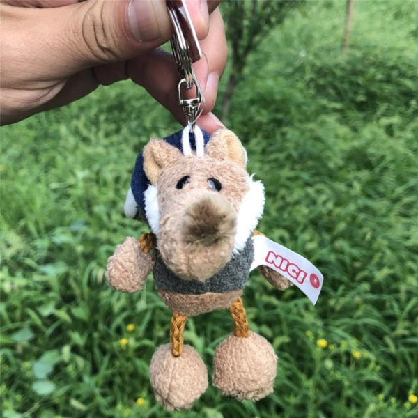 Planet Gates Dark Gray / China Cute Cartoon Bear Elephant Raccoon Monkey Animal Plush Toy Keychain Backpack Bag Keychain Shark Dinosaur Lion Omelette Cute Gift