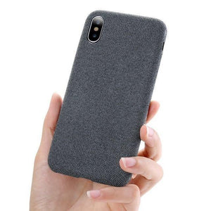 Planet Gates Dark Gray / China / For iPhone X FLOVEME Case For iPhone 7 6 X XS MAX Luxury Cloth Texture Soft TPU Silicone Cover For iPhone 8 iPhone 6 6s 7 plus Phone Case Bag