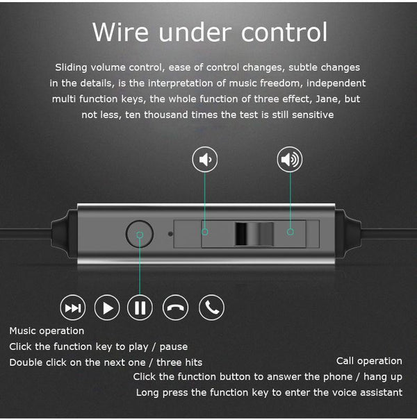 Planet Gates Dark Gray In-Ear Earphone Baseus Wired Stereo Earbuds Super Bass Headset With Mic Earphone For iPhone Xiaomi Samsung MP3 Mobile Phones