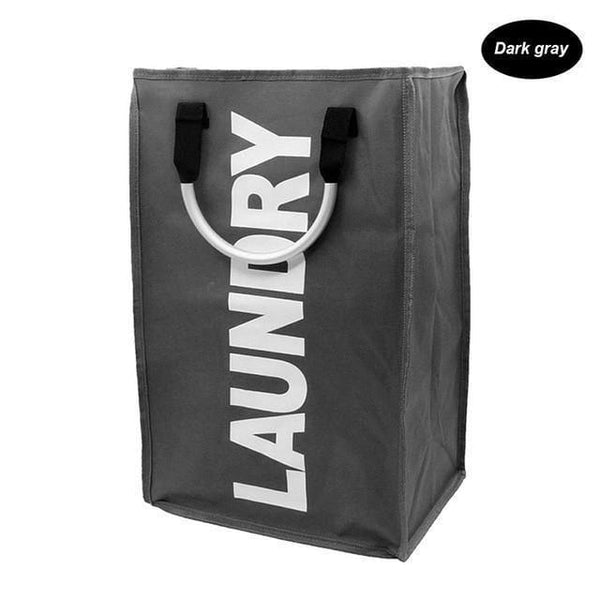 Planet Gates dark gray Laundry Basket Dirty Clothes Storage Basket Hamper Foldable Oxford Cloth Laundry Basket Waterproof Basket in the Bathroom