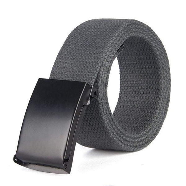 Men Belt Unisex Male Casual Buckle Belts Canvas Webbing Waistband Army Tactical Waist Belt