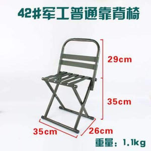 Planet Gates Dark Gray Outdoor Folding Chairs Upgraded Camping Chair Fishing Stool Outdoor Tool Walking Stick Stool Durable Outdoor Camp Chair