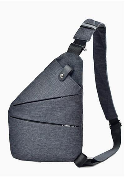 Planet Gates Dark Gray Right Men Messenger Bags Waterproof Crossbody Shoulder Bag for Male Small Casual Multifunctional Men/Women Business Chest Bags
