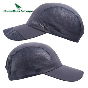 Planet Gates dark gray Sports Hat Lightweight Breathable Soft Outdoor Run Cap Waterproof Headgear