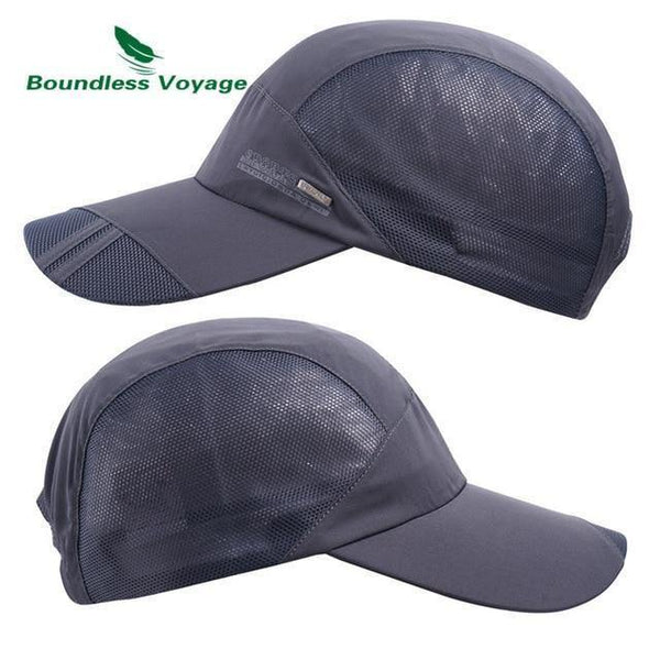 Planet Gates dark gray Sports Hat Lightweight Breathable Soft Outdoor Run Cap Waterproof Headgear