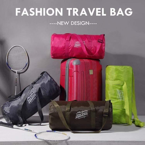 Planet Gates dark gray Travel Bag Men Women Waterproof Travel Duffel Bag Weekend Handbag Crossbody Shoulder Bags for Female & Male