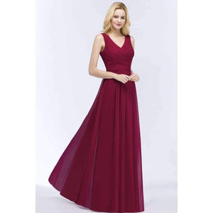 Planet Gates dark green / 2 One Shoulder Long Chiffon Evening Dresses 2018 Ruched Formal Dresses Party Gowns vestido de festa Custom Made