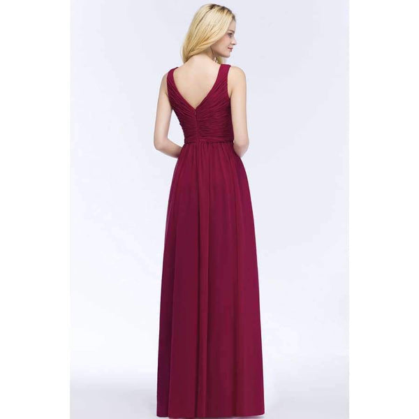 Planet Gates dark green / 2 One Shoulder Long Chiffon Evening Dresses 2018 Ruched Formal Dresses Party Gowns vestido de festa Custom Made