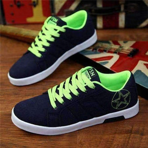 Planet Gates Dark green / 7 2018 Spring And Autumn New Breathable Anti-Skid Men'S Vulcanized shoes Fashion British Low Tie To Help Fight Men'S Shoes