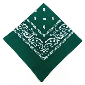 Fashion Women Cotton Bandana Scarf Square Female Bandanas 55cm*55cm Headwear Rock Girls Head Scarf Headbands Hair Accessories