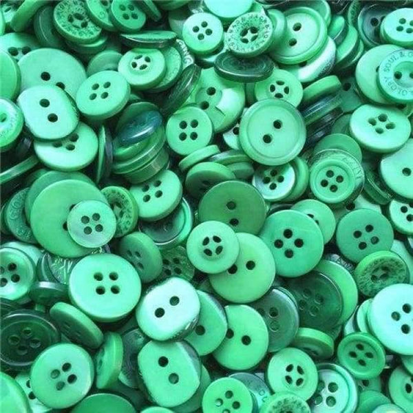 Planet Gates Dark green mix 1000pcs Assorted Mixed Resin Buttons Arts Crafts Card Making Scrapbooking Sewing 9mm-20mm Bright/Chritsmas/Pastel/Primary Mix