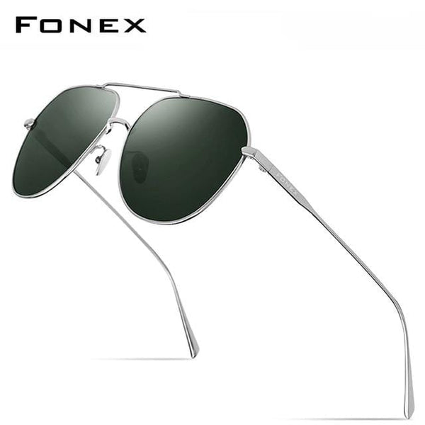 Planet Gates Dark Green / Other Titanium Polarized Sunglasses Men Brand Design Square Sun Glasses for Men 2019 New Driving Outdoor UV400 Shades 8506