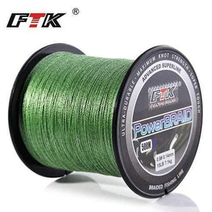 Planet Gates dark green500M / 0.4 Braided Line Fishing cord  8-60LB 0.1-0.4mm 4 Strand  Multifilament Fishing PE Braided Wire 500M Fishing line
