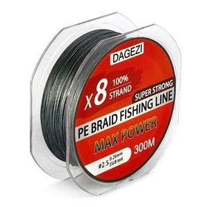 Planet Gates Dark Grey / 0.6 8 strand 300m/330YDS With Gift  Super Strong  10-80LB brand fishing lines 100% PE Braided Fishing Line smooth line